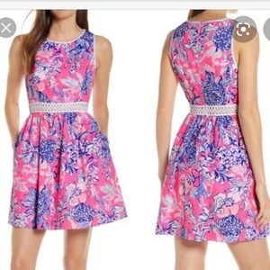 NWT Lilly Pulitzer Alivia Eyelet Pink Tropics
